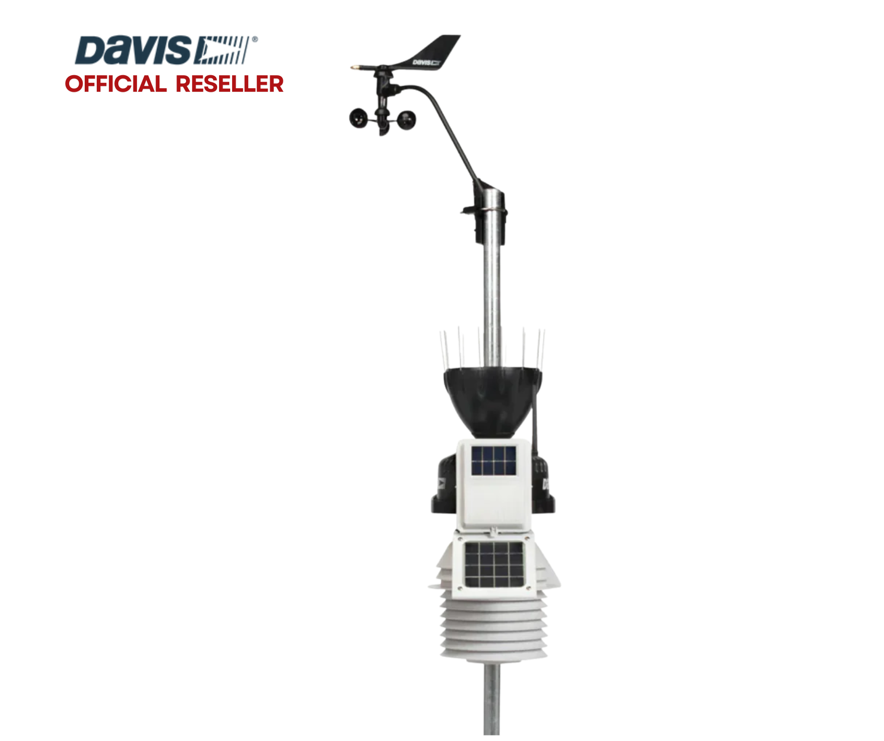 Wireless Vantage Pro2 Weather Station with 24-Hour Fan-Aspirated Radiation Shield & WeatherLink Console (SKU 6253 / 6253M)